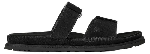 UGG GOLDENGAZE SLIDE Pantolette mit Memory-Schaum-Fußbett - Damen-Pantoletten aus langlebigem Veloursleder mit bequemem Fußbett. Ideal für den täglichen Einsatz und stilvoll zu kombinieren.