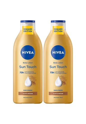 NIVEA 2er Set Body Lotion Sun Touch 2 x 400 ml