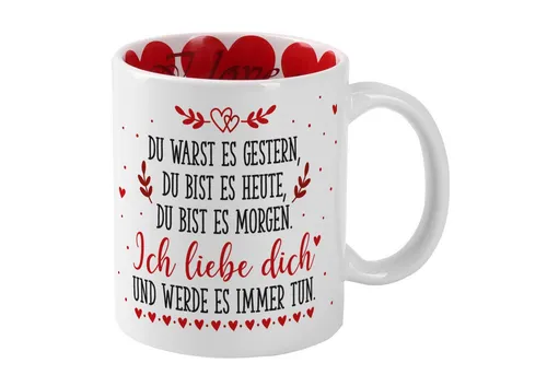 Kaffee- & Teebecher Weiß von Herz & Heim