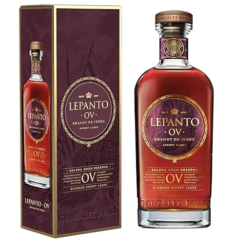 Lepanto OV Oloroso Viejo Brandy - Weinbrände, eleganter Brandy de Jerez aus Spanien mit komplexen Aromen und einem unverwechselbaren Geschmackserlebnis.