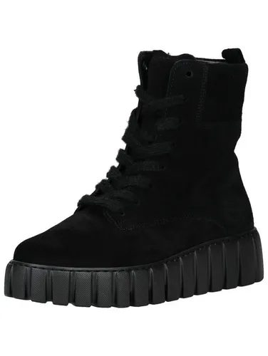 Schnürstiefelette GABOR COMFORT - Wanderschuhe aus hochwertigem Veloursleder mit praktischem Reißverschluss für einfachen Einstieg und angenehmem Tragegefühl.