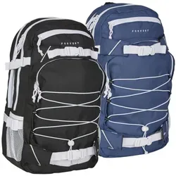 Forvert Ice Laptop Louis Backpack, Farbe: Blau, Größe: OS - Daypack mit gepolstertem 15 Zoll Laptopfach, 2 Hauptfächern und verstellbaren Gurten für optimalen Tragekomfort beim Reisen oder im Alltag.