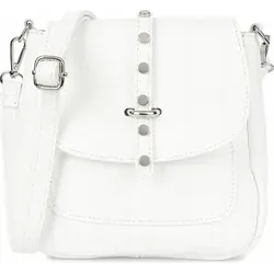 Damen Lederhandtasche, elegante kleine Retro-Umhängetasche mit Überschlag