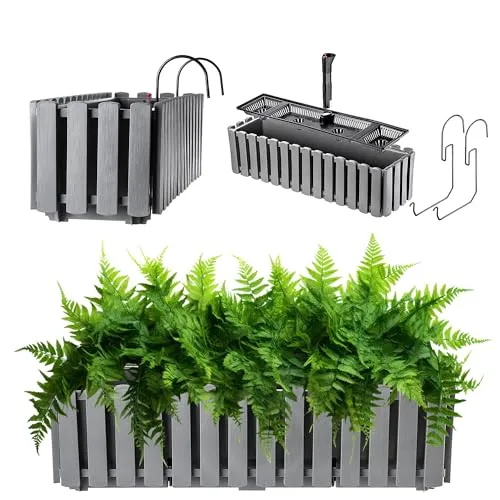 KADAX Blumenkasten 60cm in Grau