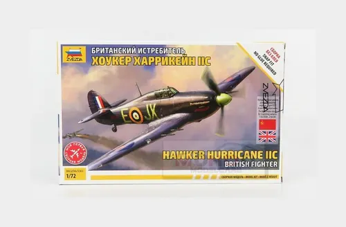 1:72 Zvezda Hawker Hurricane Iic Airplane Military 1941 Kit ZS7322 Modellbau