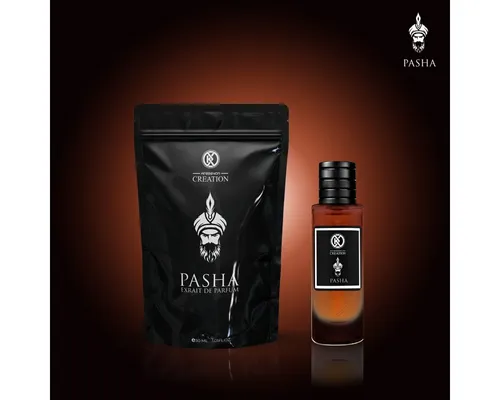 fon Cosmetic Extrait Parfum Creation Pasha 30 ml - Eau de Parfum mit intensivem, langanhaltendem Luxusduft, ideal für besondere Anlässe. Frisch, würzig und orientalisch – ein Duft, der die Sinne verführt.