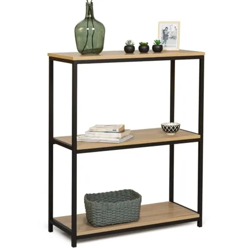 IDMarket Regal für Eingangsbereich im Industrie-Design in beige von IDMarket