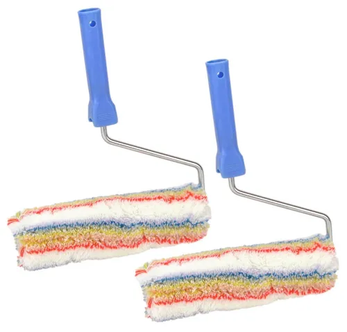 Work plus Farbwalze 2er Set Premium Farbroller 230mm mit Steckbügel