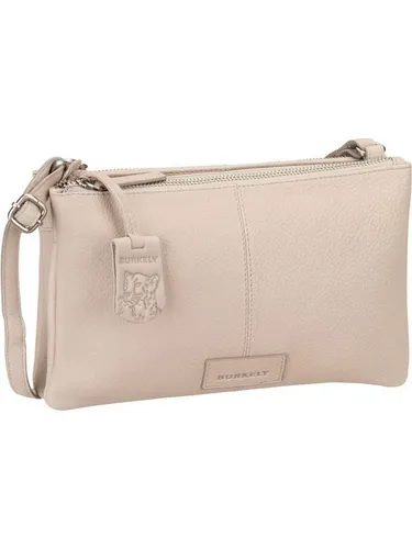 Burkely Damen Soft Skylar Double Pocket Zip Crossbody, grau - Damen-Henkeltaschen, praktische Crossbody mit zwei Reißverschlusstaschen, ideal für den Alltag und stilvoll unterwegs.
