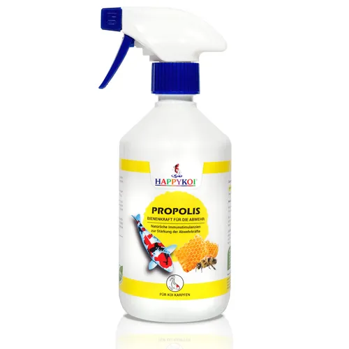 HAPPYKOI® PROPOLIS Futter Ergänzungsfuttermittel Koi Fisch Futterzusatz - 500 ml