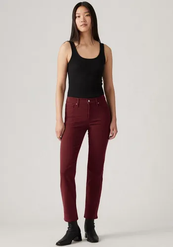 Levi's 314 Shaping Straight Jeans für Damen, Gr. 28, merlot - Casual Jeans mit Shaping-Funktion und Stretch für perfekten Sitz, ideal für jeden Tag. Hergestellt aus hochwertigem Denim für Komfort und Stil.