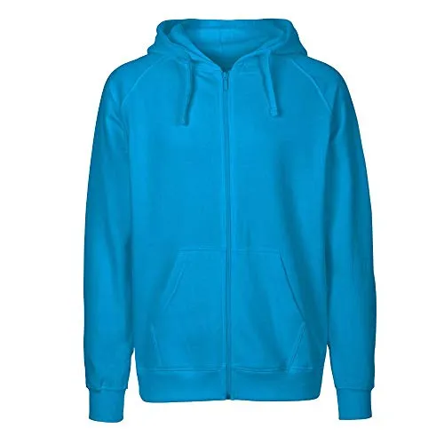 Neutral Mens Zip Hoodie, Größe:S, Farbe:Sapphire