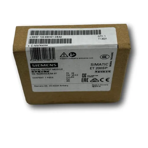 Siemens Simatic ET 200SP DO 6ES7 132-6BH01-0BA0 - Hochleistungs CNC-Steuerung - Netzteile für Siemens SIMATIC ET 200SP, neu und unbenutzt, ideal für präzise Automatisierungslösungen in der Industrie.