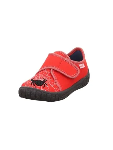 Superfit Mädchen und Jungen Kletthalbschuhe Bill, Kinder Halbschuhe, Weite: M IV, Klettverschluss, Klettschuhe, Strassenschuhe, ROT (010), 35 EU