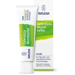 Calendula Wundsalbe - Arzneimittel zur Förderung der Wundheilung bei Schürfwunden und Schnittverletzungen, wirkt entzündungshemmend und unterstützt die Regeneration der Haut.