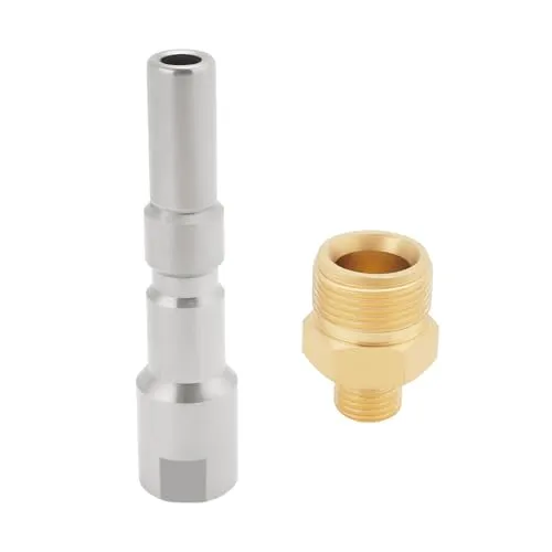 Be In Your Mind M22 x 1,5 auf G1/4 Schnellanschluss-Schlauchadapter, M22 Hochdruckreiniger-Kupplung, kompatibel mit Kränzle, passend für Kew Nilfisk Alto Hochdruckpistole
