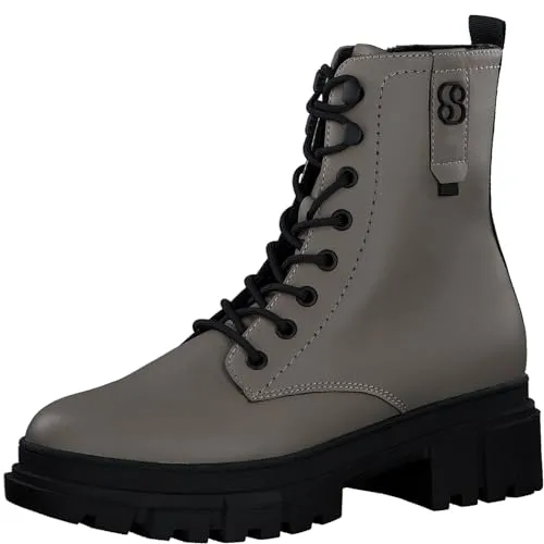 s.Oliver Damen Stiefeletten Vegan, Braun (Taupe), 40 EU - Wanderschuhe mit SOFT FOAM-Sohle für ultimativen Komfort und perfekte Passform. Ideal für Alltag und Büro, nachhaltig aus 100% veganen Materialien.