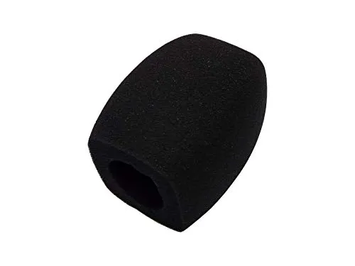 deetech WS-1FS-B - 4-kantiger Mikrofon Windschutz/Popschutz - schwarz