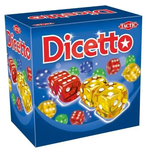 Tactic Dicetto, Kartenspiel, Glücksspiel, 7 Jahr(e), Familienspiel