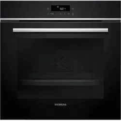 SIEMENS HB571ABS3 Einbaubackofen, iQ300 - Einbaubackofen mit 71 l, activeClean® Selbstreinigung und 3D Heißluft für perfekte Backergebnisse bei minimalem Aufwand.