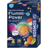 Kosmos 654108 Fun Science - Nachtleuchtende Flummi-Power - Experimentierkasten für Einsteiger: Stelle in nur 10 Minuten über 15 nachtleuchtende Power-Bälle her und entdecke spannende Fun-Facts über Farben!