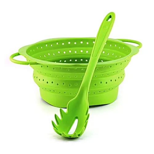 Kochblume Pastalöffel & Faltsieb L 2er Set