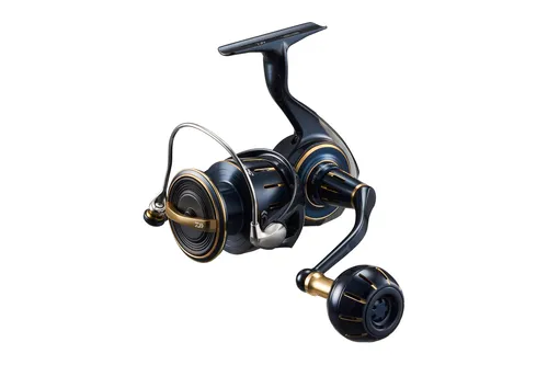 DAIWA 23 Saltiga (G) 4000-H - Hochleistungs Angelrolle - Angelrollen für Süß- und Salzwasser mit 12 Kugellagern, ideal für präzises Angeln. Robuste Frontbremsrolle mit 90 cm Schnureinzug pro Umdrehung.
