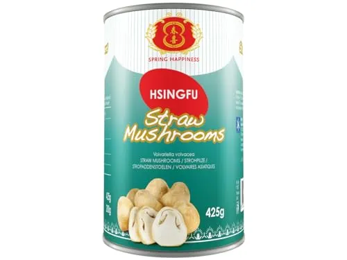Spring Happiness Brand Reisstrohpilze Strohpilze 425g Straw Mushrooms
