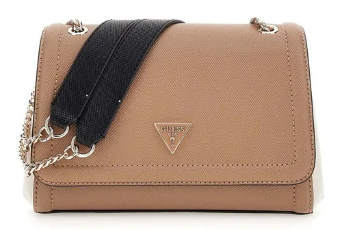 Guess Noelle II Schultertasche aus Polyurethan - Elegante Schultertasche mit Magnetverschluss und vielseitigem Stauraum, ideal für die moderne Frau. Strapazierfähiges Material sorgt für langanhaltende Schönheit.