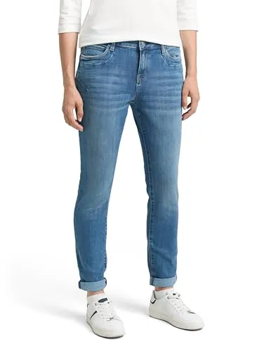 TOM TAILOR Skinny-fit-Jeans, used mid stone - Moderne Skinny-fit-Jeans in used mid stone, aus hochwertigem Denim für optimalen Tragekomfort, perfekt für lässige Looks.