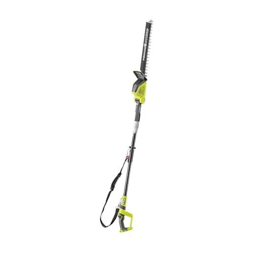 RYOBI 18V ONE+ Akku-Teleskop-Heckenschere OPT1845 - Heckenschere mit 45 cm Messerlänge und bis zu 135° abwinkelbarem Schneidkopf für komfortables Arbeiten in jeder Position. Teil des vielseitigen 18V ONE+ Systems von RYOBI.
