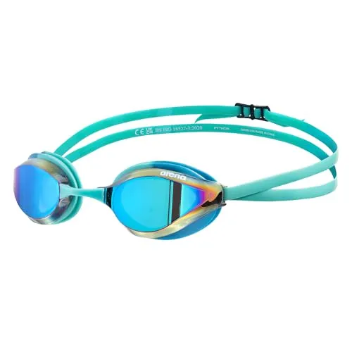 Arena Schwimmbrille Phyton Mirror – Turquoise-Water-Blue von Arena