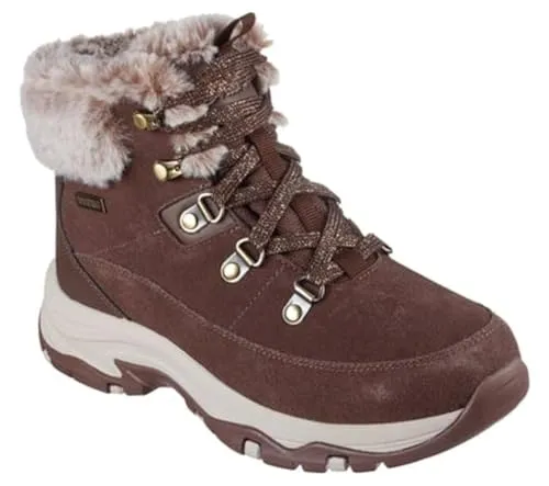 Produktbild Skechers Damen Trego Snow Worries Wanderstiefel, Schokoladenbraun, 37 EU