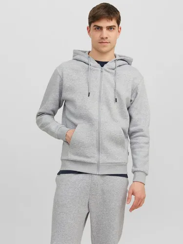 JACK & JONES Einfarbige Kapuzenjacke für Herren - Kapuzenpullover für Herren im Relaxed Fit, bequem und vielseitig, perfekt für lässige Outfits.