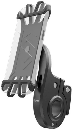 Hama Handyhalterung für E-Bike, drehbar und schnell anbringbar - Universal Handyhalterung aus Silikon, ideal für E-Bikes, sorgt für sicheren Halt und einfache Bedienung während der Fahrt.