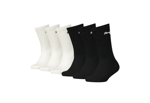 PUMA Socken PUMA JUNIOR CREW SOCK 6P ECOM (6-Paar, 6 Paar) gepolsterte Sohle für zusätzlichen Komfort