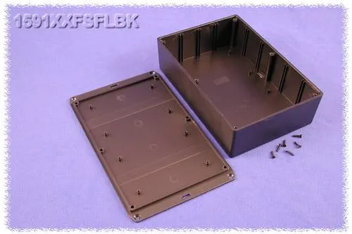 Hammond Electronics 1591XXGSFLBK Universal-Gehäuse 121 x 94 x 34 ABS Schwarz 1St.