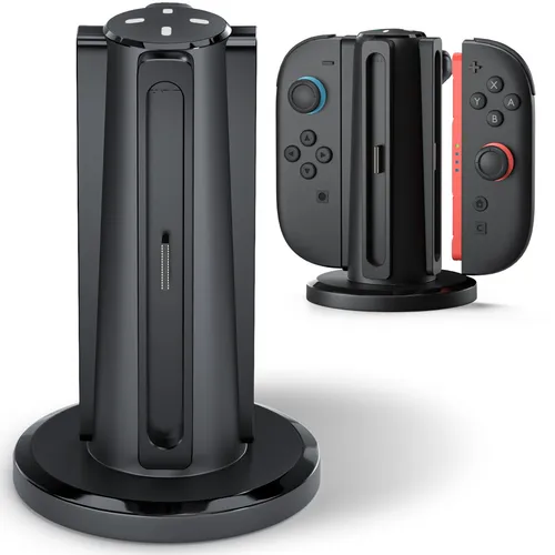 Lioncast® Ladestation für Joy Con für Nintendo Switch 2 [mit LED Ladeanzeige]