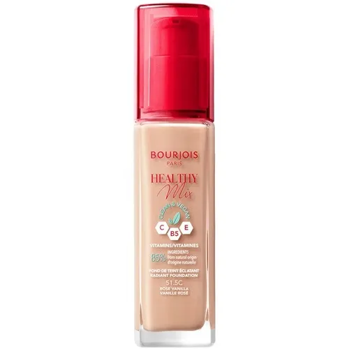 Bourjois Healthy Mix No 515 - Fluid Makeup Basis 30 ml, natürliche Inhaltsstoffe für einen strahlenden Teint und verbesserte Ausstrahlung