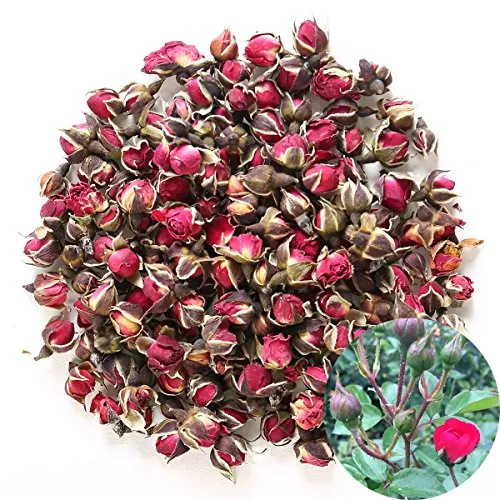 TooGet Wohlriechende Natürliche Tiefrote Rosafarbene Knospen Blumenblätter Getrocknete Blüht Großverkauf, Kulinarische Nahrungsmittelklasse - 115g