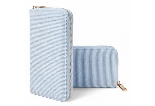 MillyMilk FONDO LARGE Geldbörse – Großer Damen Cord Geldbeutel mit Reißverschluss - Die MillyMilk® FONDO LARGE Geldbörse bietet viel Platz und eine stabile Form. Das elegante Cordmaterial sorgt für einen modernen Look. Mit acht Kartenfächern und einem sicheren Reißverschlussfach ist sie ideal für den Alltag und Reisen.