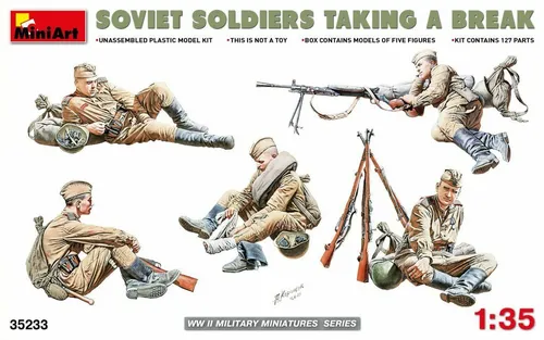Miniart 35233 - 1:35 Soviet Soldiers Taking a Break