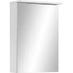 MÖBELPARTNER Spiegelschrank Basic 148443 kreideweiß 50,4 x 23,7 x 72,3 cm