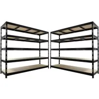 PROREGAL Profi Schwerlastregal Rhino 200x240x70cm – 5 verstellbare Ebenen - Das PROREGAL Schwerlastregal Rhino bietet mit 450 kg Fachlast und 5 stabilen Böden idealen Stauraum für Werkstatt und Lager. Die einfache Steckmontage und die verstellbaren Ebenen machen es besonders flexibel für alle Anforderungen.
