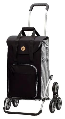 Andersen Einkaufstrolley Treppensteiger Royal Shopper Liska, 56 l schwarz