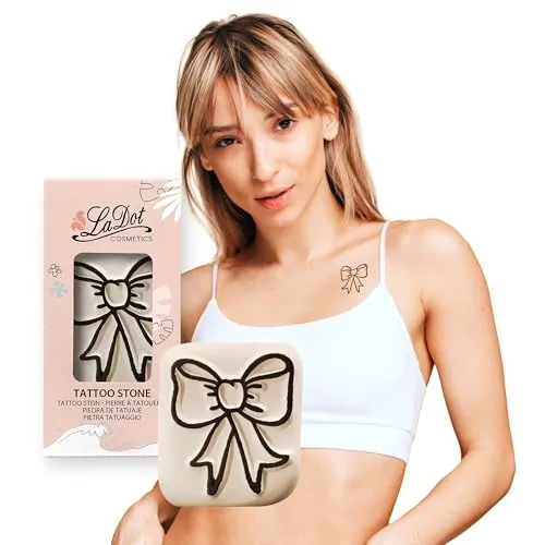 LaDot Temporäre Tattoos – Fliege und viele weitere Designs | Sicher einfach anzubringen und ein Spaß für Kinder und Erwachsene