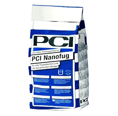 PCI Nanofug Flexfugenmörtel caramel 4 kg - Flexibler Fugenmörtel für Steingut- und Steinzeugbeläge, ideal für langlebige und rissfreie Fugen in Feuchträumen.