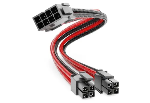 deleyCON deleyCON 4+4-Pin EPS CPU Prozessor Strom Kabel Intern 30cm 18 AWG PSU Computer-Kabel