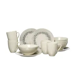 Ritzenhoff & Breker Kaffeeservice Cecina (12-tlg) für 4 Personen - Kaffeeservice aus Steinzeug mit seidig schimmernder Farbglasur, ideal für elegante und individuelle Tischinszenierungen.