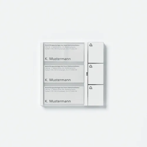 Siedle TM 611-03 W Tasten-Modul, weiß von Siedle&Söhne Tasten-Modul Funktionsmodule